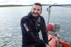 Stephen in a wet suit